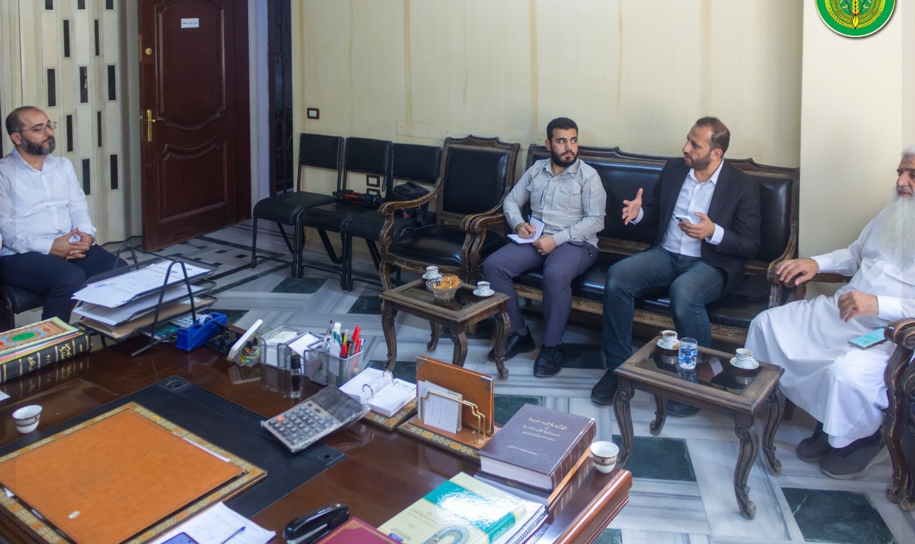 زيارة لمسؤول شعبة الأوقاف في مدينة التل